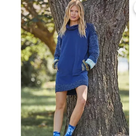 Anthropologie | Dresses | Daily Practice By Anthropologie Cozy Cowl Neck  Tunic Dress | Poshmark